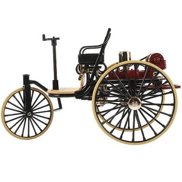 Imagem de TOYANDONA Modelo De Carro Antigo Em Miniatura Para Decoração Carinify Triciclos Brinquedo Adultos, Pequena Estatueta Bicicleta, Casa Bonecas, Estátua Bicicleta Miniatura, Ornamento Mesa Automóvel, T