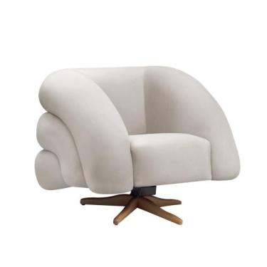 Imagem de Poltrona Giratória Orgânica com Balanço Tana Bouclê E03 - D'Rossi - D 