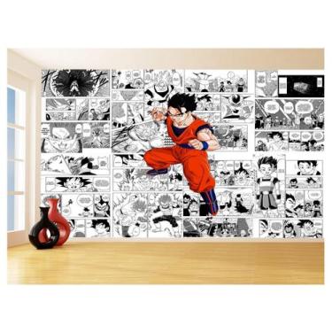 Imagem de Papel De Parede 3D Dragon Ball Goku Gohan Anime 3,5M Dbz719 - Você Dec
