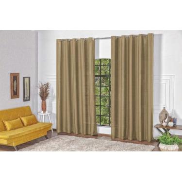 Imagem de Cortina Oxford - Casa Artuz, 3m, Caqui