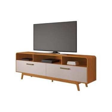 Imagem de Rack para TV até 70 Polegadas Cristal JCM Móveis Cinamomo/Off