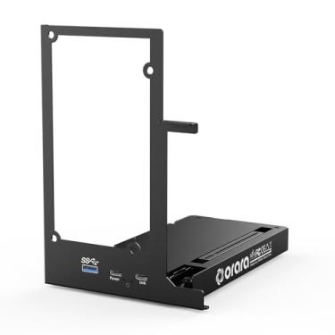 Imagem de Dock Station externa GPU, gabinete mini eGPU compatível com Thunderbolt 3/4, base de placa gráfica USB4 de 40 Gbps compatível com NVIDIA/AMD PCIe, PD 85W, Daisy Chain, DC/ATX/SFX/FLEX (ORA-GDS-01)