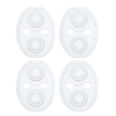Imagem de Capa De Proteção Em Silicone Para Fechadura Da Porta Do Automóvel | de Fivela e Cobertura para Fechadura - Almofada De Amortecimento De Choques Estável Para Automóvel Sedan Com Proteção