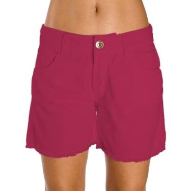 Imagem de Bermuda Sarja Color Colcci Feminino-Feminino