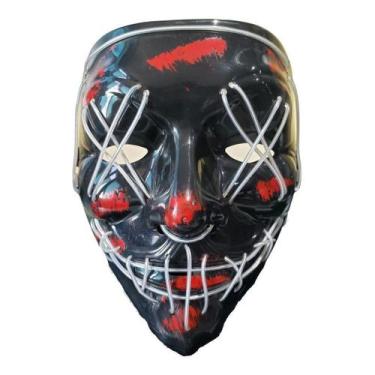 Imagem de Fantasia Máscara De Led Brilha No Escuro Careta Flash - IndiaChina