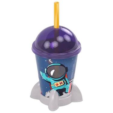 Imagem de Copo Foguete Nave Espacial 280ml Astronauta Infantil - Plasútil
