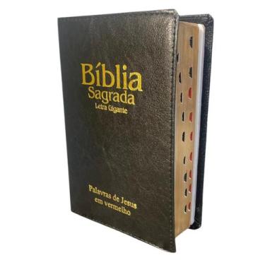 Imagem de Bíblia Sagrada Letra Gigante ARC Almeida Revista Corrigida Palavras de