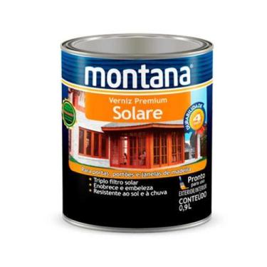 Imagem de Verniz Solare Natural Alto Brilho 900ml - Montana - Proteção e Acabame