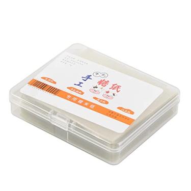 Imagem de de Arroz Comestível, Folha Comestível do Envoltório do da Bolacha de 500 Pces para o Bolo Dos Doces do Nougat, 3x3.5inch