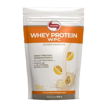 Imagem de Whey Protein Concentrado Refil 900g Mousse De Maracujá Vitafor