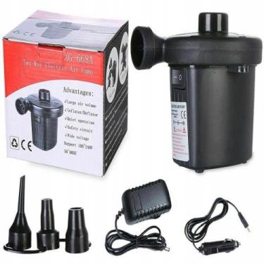 Imagem de Inflador trivolt mini bomba de ar para encher boias colchao inflavel p