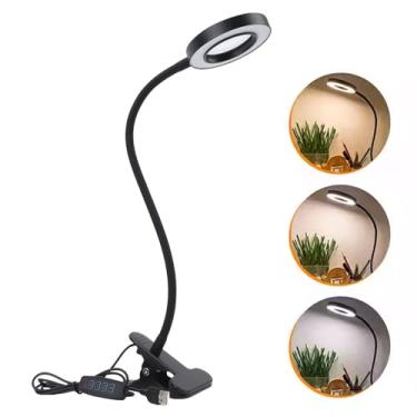 Imagem de HURRISE Glass de Lupa de 10x Com Luz, 3 Modos de Ampliação de Lâmpadas LEDs LED, Ganso Flexível, LED LIGHTED LIPLIPER para Hobby Artesanal Pintando Costura