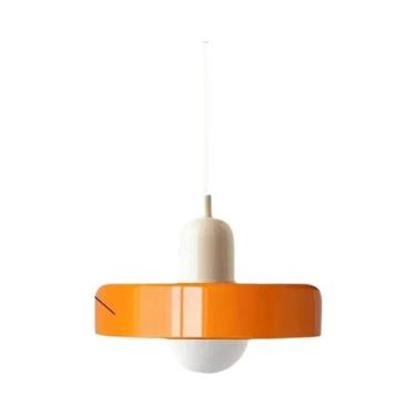 Imagem de Luminária Pendente De Vidro Nórdico Retrô E27 Led Lustre Para Sala De 