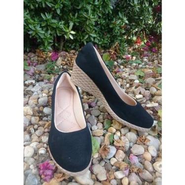 Imagem de Sandalia Feminina Plataforma Salto Sapato Espadrilhe Scarpin Salto Ana