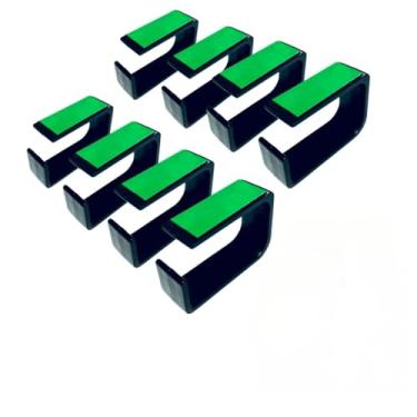 Imagem de Kit Organizador De Cabos para Esconder passa fios embaixo de Mesa Setup Gamer Home Office Decor.(Preto)