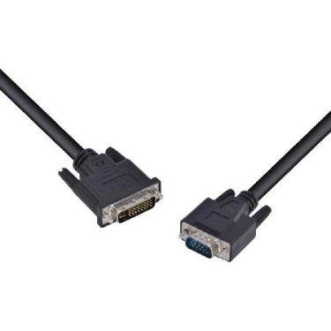 Imagem de Cabo DVI-I 24+5 Pinos para VGA 15 Pinos 2 Metros DIVGA-2