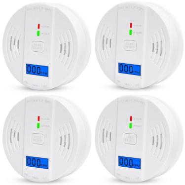 Imagem de Detector de monóxido de carbono JYSONGHU alimentado por bateria com display
