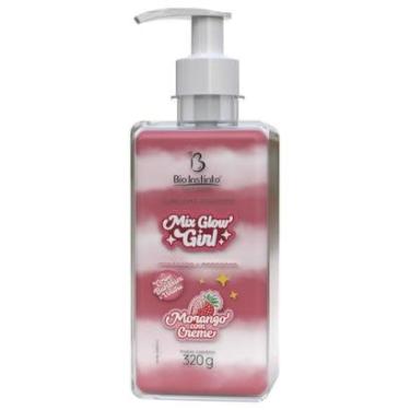 Imagem de Mix Glow Girl Aromatizante Desodorante Morango com Creme 280g Bio Instinto-Feminino