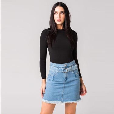 Imagem de Saia Modal Jeans Disparate-Feminino