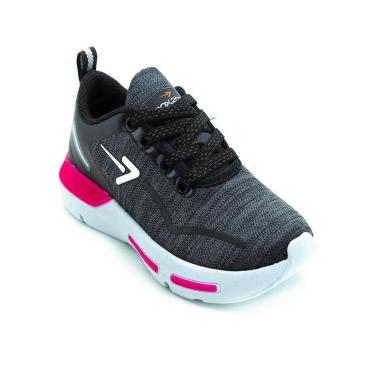 Imagem de Tênis Infatil Menina Box 200 BK1756 - Preto E Rosa-Feminino