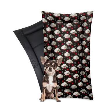 Imagem de Colchonete Pet Cama Confortável Com Zíper Lavável Fundo Impermeável P 