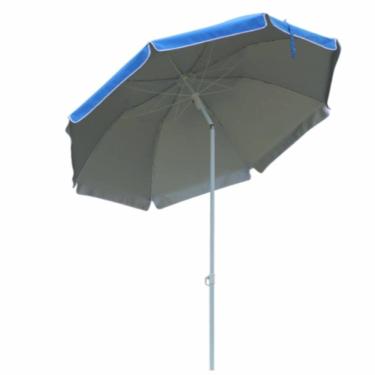 Imagem de Guarda Sol Gigante Articulado Ombrelone Proteçao Uv Ultra Violeta Verao Piscina Praia Reforçado Refrescante Cor:azul