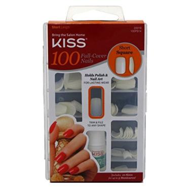 Imagem de Kiss - Unhas Naturais 100Ps14Br Quadr Curto