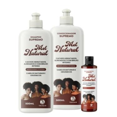 Imagem de Kit Sh 500ml + Condicionador 500ml + Óleo 60ml Mel Natural