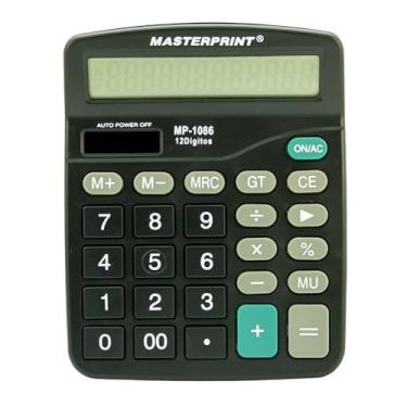Imagem de Calculadora De Mesa Mp 1086 12 Dig. Az/Cz Pl/Solar - 101004