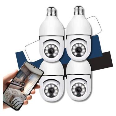 Imagem de Kit Câmera lâmpada 4 Unidades 360 - Kpbom