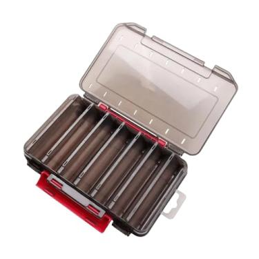 Imagem de menolana Caixa de pesca de dupla face Box Multifuncional Armazenamento de Armazenamento de Armazenamento de Armazenamento de Armazenamento de Armazenamento de, Preto