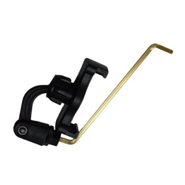 Imagem de oshhni Suporte de telefone para saxofone alto, lira de marcha para instrumento de saxofone, clipe musical, suporte de telefone para apresentações, prática e, Ouro