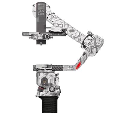 Imagem de Adesivo RS4PRO Anti-riscos para DJI RS4 Pro Adesivos Estabilizador Cabeça Proteção Vinil Película Protetora Casaco Ronin RS4 Pro RoninS4 Pro (Circuit White)