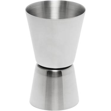 Imagem de Dosador Duplo de Bebidas em Aço Inox 30ml/60ml Medidor Duplo Profissional para Coquetelaria Bar e Drinks Gourmet