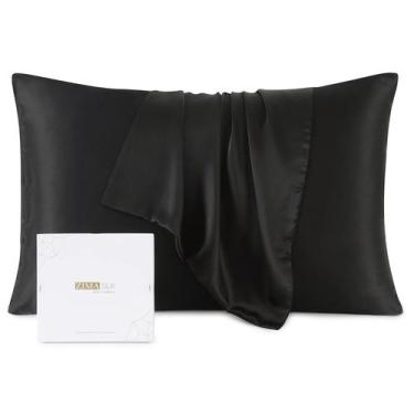 Imagem de Fronha de seda ZIMASILK atualizada 100% seda de amora pura