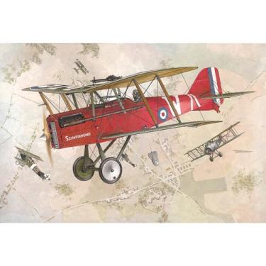 Imagem de Roden S.E.5A Wolseley Viper Single Seat Biplane Fighter Airplane Model Building Kit, 1/32 Scale