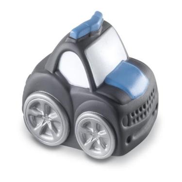 Imagem de Brinquedo Carrinho Policial Soft  P/ Bebês, Mordedor Banho - Cometa Br