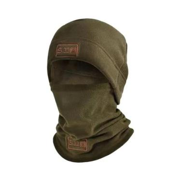 Imagem de Gorro Térmico De Inverno Masculino Com Capuz De Lã, Aquecedor Facial, 