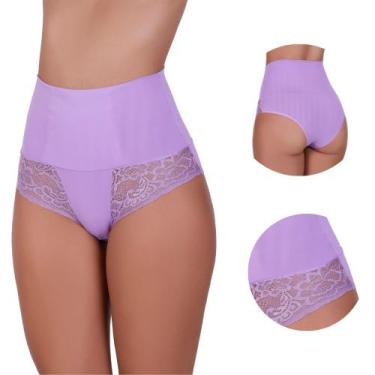 Imagem de Kit 3 Calcinha Cinta Cós Alto Modeladora com Compressão Fernanda - NAK