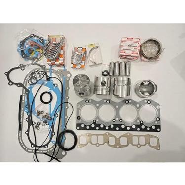 Imagem de Para ISUZU C240PJK C240 kit de reconstrução de anel de pistão rolamento de junta de anel de pistão FD15 FD20 Peças de empilhadeiras
