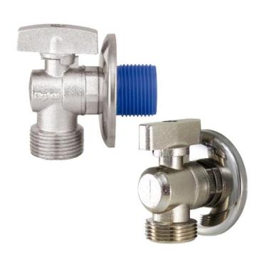 Imagem de Torneira Registro Esfera P/ Maq de Lavar 1/2" x 3/4" Higiban