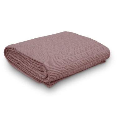 Imagem de Manta Decorativa Para Sofá Tricot Golden 1,60m X 2,20m 100% Algodão Ro