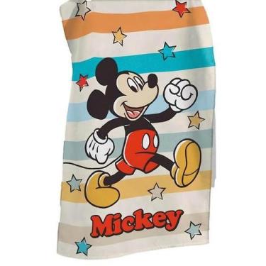 Imagem de Toalha De Banho Felpuda Infantil Mickey Dohler 70cm x115cm
