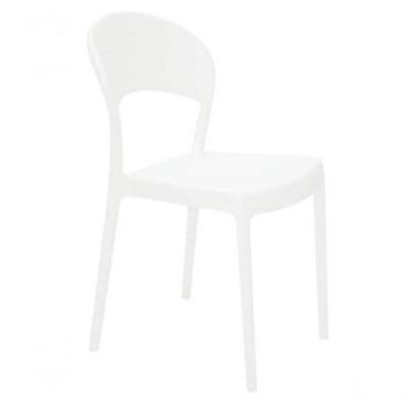 Imagem de Cadeira Tramontina Sissi Encosto Fechado Branco