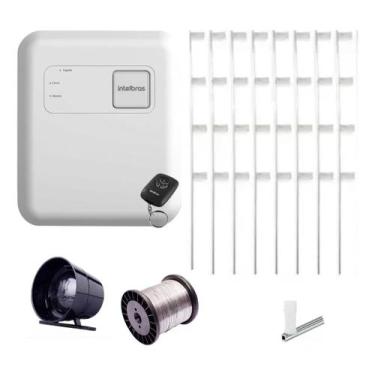 Imagem de Kit Cerca Elétrica Residencial Intelbras Completo para 50 Metros com C
