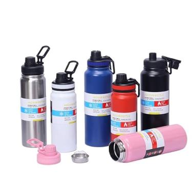 Imagem de Garrafa TéRmica 800ml Espacial Quente & Frio Com Isolamento TéRmico De Grande Capacidade(Cor Aleatória,800ML)