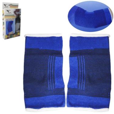 Imagem de Cotoveleira de poliester azul com 2 pecas na caixa - Campineira utilid