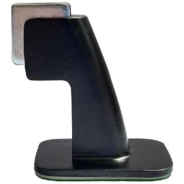 Imagem de Prendedor Fixador Trava Porta Magnético Adesivo Preto 804