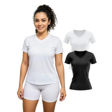 Imagem de Kit 2 Camiseta Manga Curta Dryfit Fitness Academia - Ast Store, M, Bra