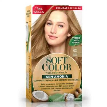 Imagem de Tonalizante Soft Color Louro Claro 80 Wella